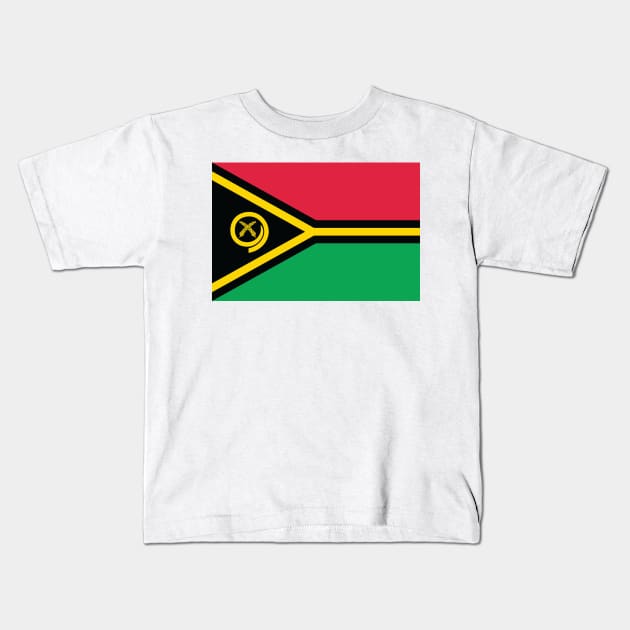 Vanuatu Kids T-Shirt by Wickedcartoons